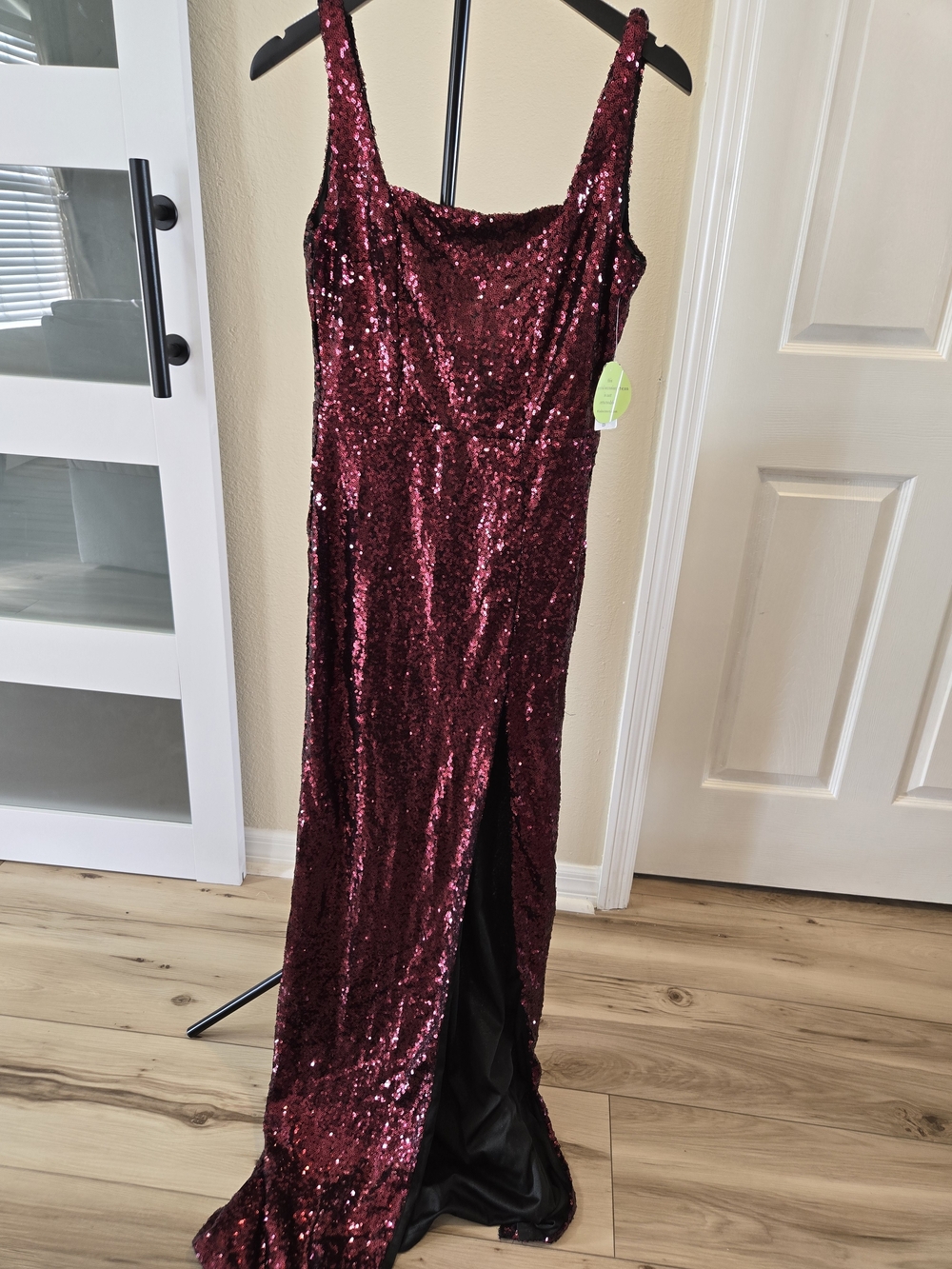 Windsor Burgundy Sequin Maxi Dress